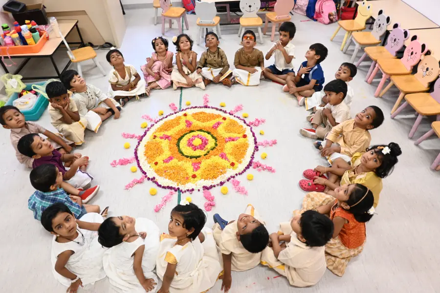 onam celebrations 2024 image - Yuvabharathi Nursery